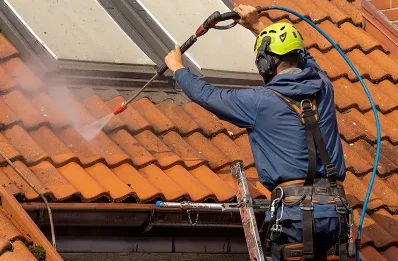 Démoussage et hydrofuge de toiture à Montrol-Sénard